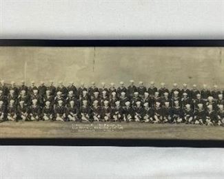 1918 Company E 3rd Regiment US Naval Training Station Framed Photo