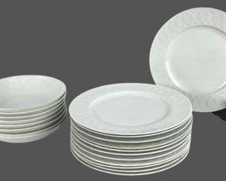 Rosenthal "Lotus White" China - Made in Germany- Dinner Plates & Soup Bowls