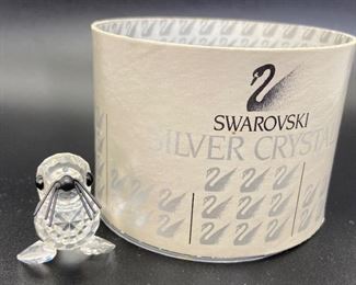 Swarovski Crystal Figurine Baby Seal # 7663 NR 046 000