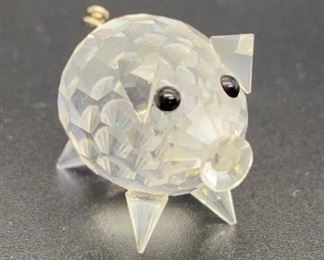 Swarovski Crystal Figurine - "Miniature Pig"