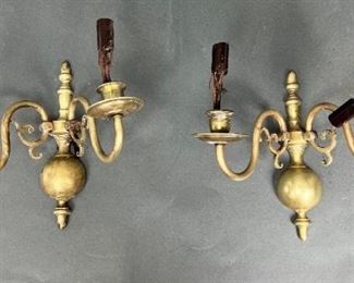 Antique Brass Sconces