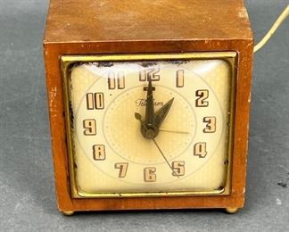 Antique Telechron Electric Clock Circa 1950's