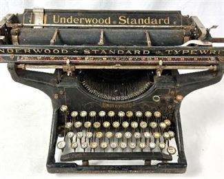 Antique Underwood Standard Typewriter No. 3, with 16" Carriage - from 1920's