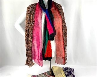 An Array of Vintage Fashion Scarves