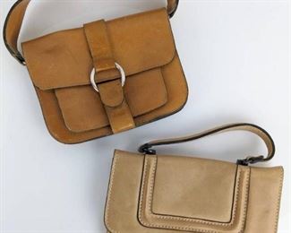 Daytons and Saber Vintage Leather Purses - Made in France, Italy