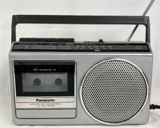 Vintage Panasonic AM FM Cassette Recorder RX 1210
