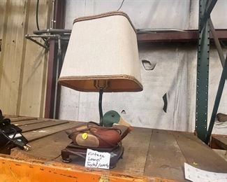 VINTAGE DUCK LAMP