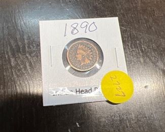 1890 INDIAN HEAD PENNY