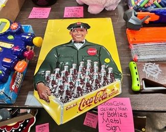 METAL COCA-COLA SIGN