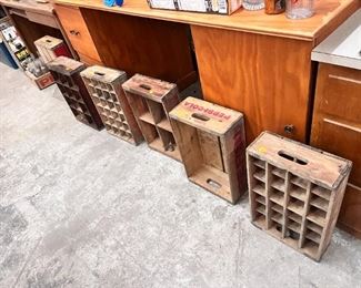 VINTAGE WOOD COKE CRATES