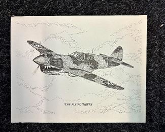Unsigned Robert Conley aircraft print.