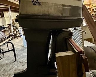 Yamaha boat motor,  unsure of age or condition.  Accepting bids during sale.  If unsold, will sell to highest bidder at end of sale.