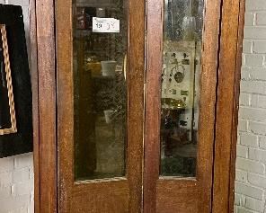 Vintage wooden phone booth.  Original phone has been taken out.  Accepting bids during sale.  If unsold, will sell to highest bidder at end of sale.