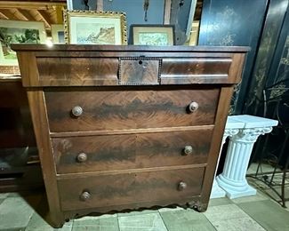 Small empire chest.  Accepting bids during sale.  If unsold, will sell to highest bidder at end of sale.