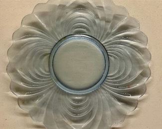 Vintage Cambridge Caprice Moonlight Blue Platter.