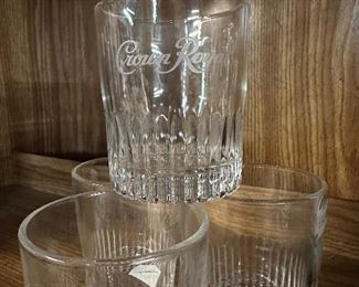 Crown Royal glasses.  Set of 4.