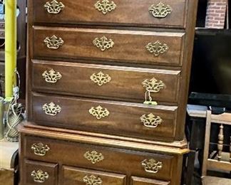 Highboy Chest.  Accepting bids during sale.  If unsold, will sell to highest bidder at end of sale.