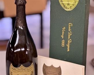 Vintage 1993 Cuvee Dom Perignon.  Unopened bottle with original box and booklet.