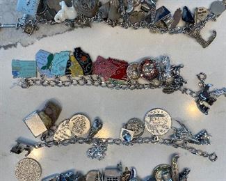 Sterling charm bracelets 