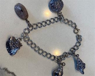 Sterling charm bracelet