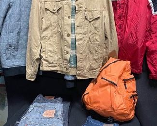 Mens Levi Jeans Levi Coats DKNY Jeans  DKNY Jacket