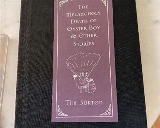 Signed Tim Burton Book 