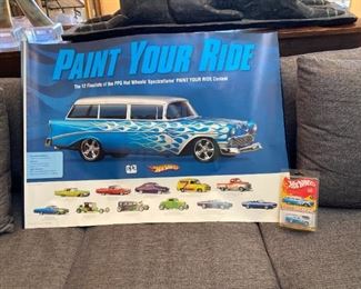 RARE hot wheels and calendar 