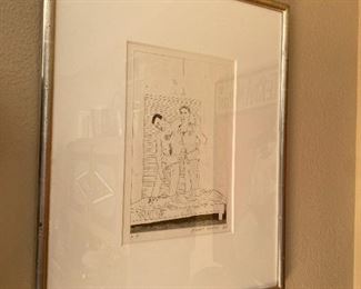 Hockney "One Night" Artist Proof 