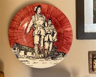 Manolo Caceres (Caceres & Miranda Studio) Talavera  Socialist Propaganda Charger  