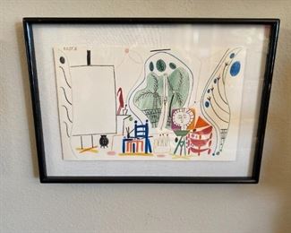 Picasso Sketchbook Lithograph #3 – 1955  