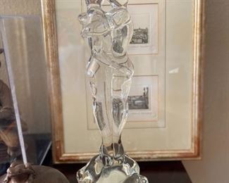 Murano Lovers Embrace Crystal Sculpture 