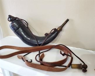 Black powder horn