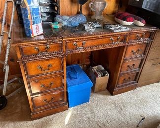 Vintage wood desk 