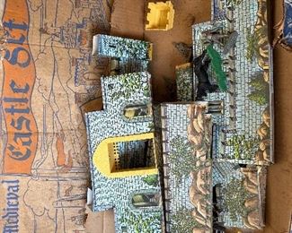 Vintage Marx Medieval Castle Play Set