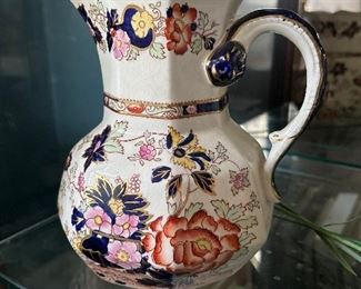 Mason's jug 1940's ex cond. "Mandarin" pattern