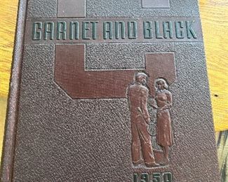 University of South Carolina Garnet and Black 1950