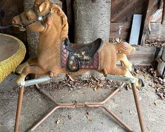 Vintage Retro 60's WONDER HORSE Spring Rocking Horse
