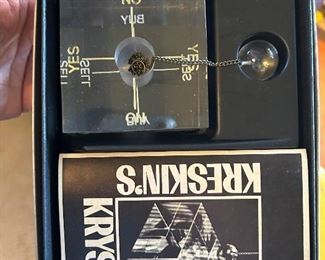 Kreskin's Krystal 1971 ESP Mind Game Supernatural Question Answers Original Box