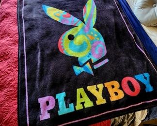 collectible official playboy blanket