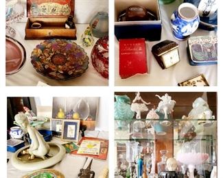 Carnival Glass, Celedon Pottery, Celdon Pottery Lamps, Camera, Light meter