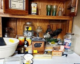 Hoosier, primitives kitchenwares