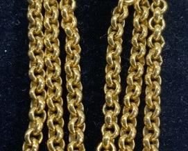 BEN AMUN Electroplated Gold Etruscan Brooch
