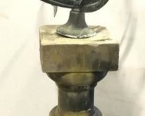 Armillary On Stand W Snake Head Detail 65.5 in H
