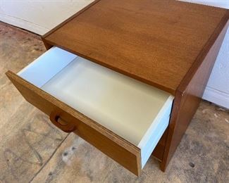 Ervi-Mobler teak 3 drawer cabinet