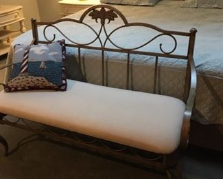 Wrought Iron Bench/Settee