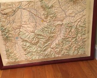 Topographic Map by Bozeman