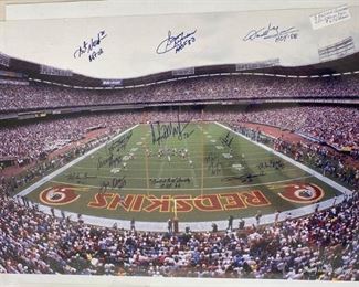 Offers Welcome! 26 Signed Autographs Washington Redskins Dallas Cowboys R.F.K. Stadium 1990s 36.5”x24.5” Two Sided Poster For inquiries about the listing or if you are selling your gold or silver, please text or call 7032689529 or visit the Tysons Jewelry Store at 8373 Leesburg Pike #12, Vienna Virginia 22182