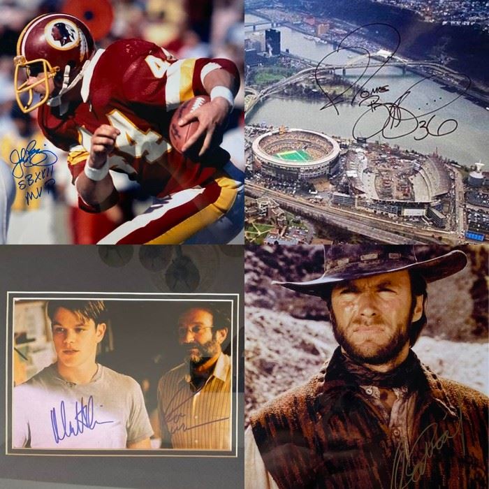 These pieces of memorabilia and more are available in this sale. The photos in this sale only show a small part of the collection. For inquiries or if you are selling your gold or silver, please text or call 7032689529 or visit the Tysons Jewelry Store at 8373 Leesburg Pike #12, Vienna Virginia 22182