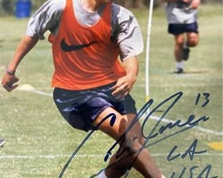 Offers Welcome! 90s Signed Soccer Autograph Micarelli 1995 Soccer Dreamers Illustration 20”x16” For inquiries about the listing or if you are selling your gold or silver, please text or call 7032689529 or visit the Tysons Jewelry Store at 8373 Leesburg Pike #12, Vienna Virginia 22182