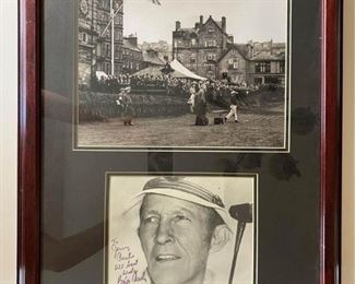Offers Welcome! Bing Crosby Autograph Golf Event Photos Authenticity Certificate Framed Collection 27”x20.5” For inquiries about the listing or if you are selling your gold or silver, please text or call 7032689529 or visit the Tysons Jewelry Store at 8373 Leesburg Pike #12, Vienna Virginia 22182